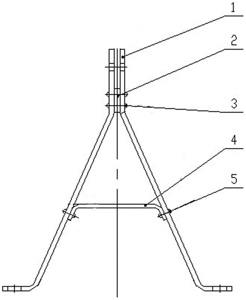 Hanger frame of fixed-steering pulley