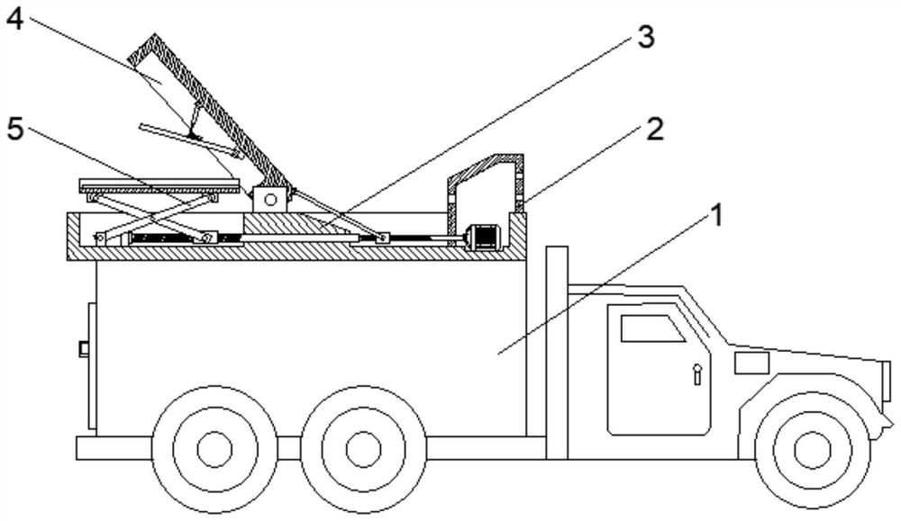 Refrigeration logistics vehicle applied to agricultural product transportation