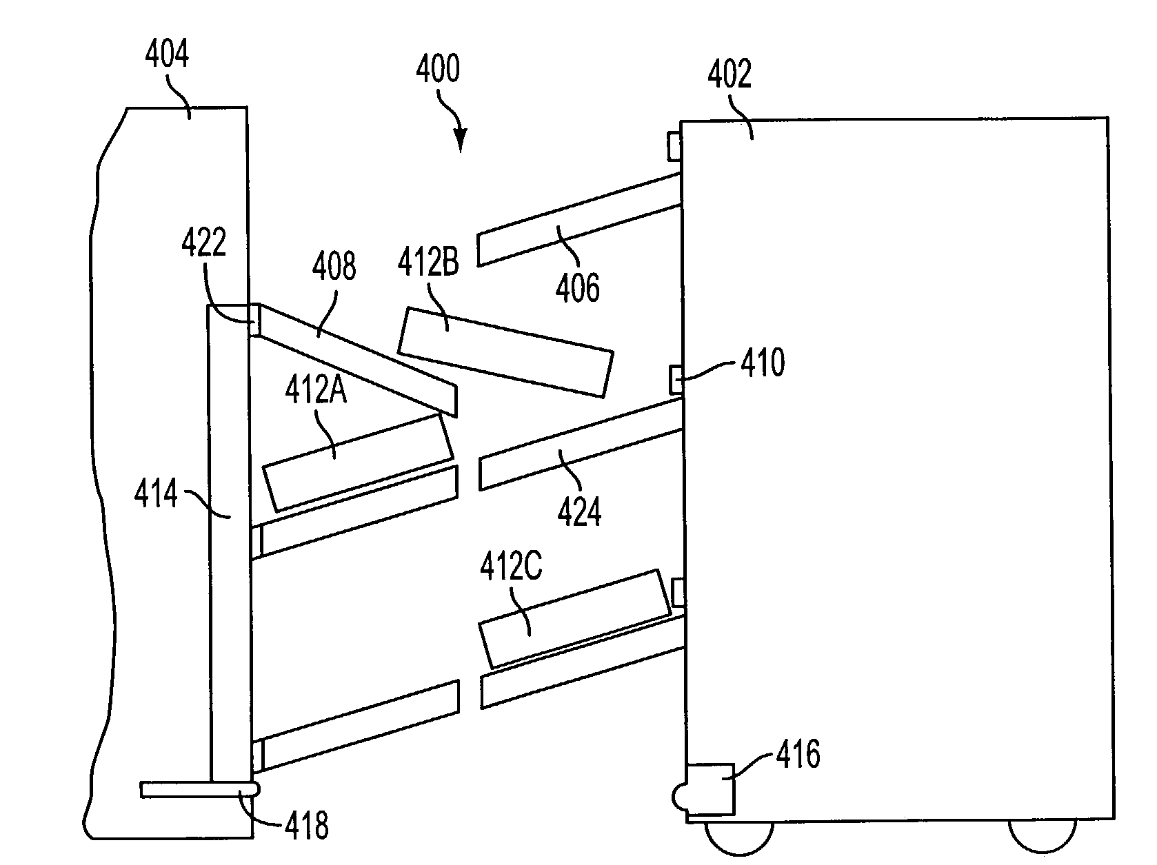 Robotic pick up and delivery system