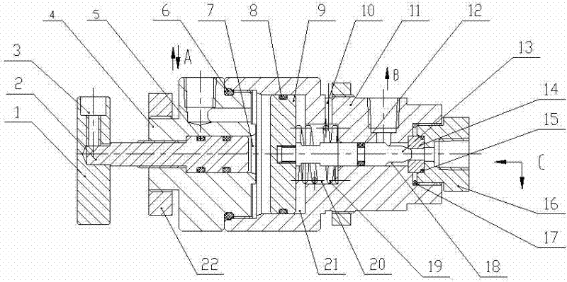 A control valve for a hydraulic wellhead safety valve control system