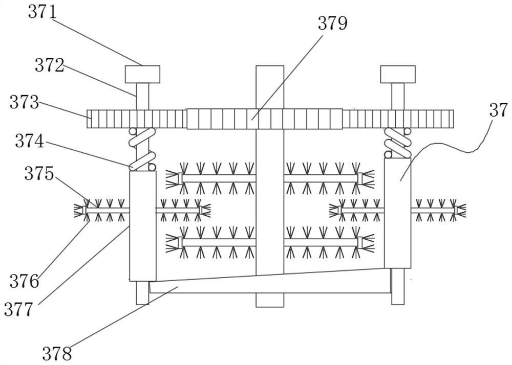 Efficient wheat cleaning device for flour production