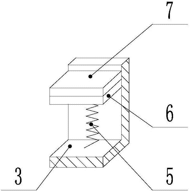 Damping fixing device capable of avoiding box plate disengaging