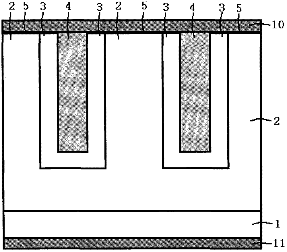 Schottky semiconductor device with insulating layer isolated super-junction structure and preparation method for Schottky semiconductor device