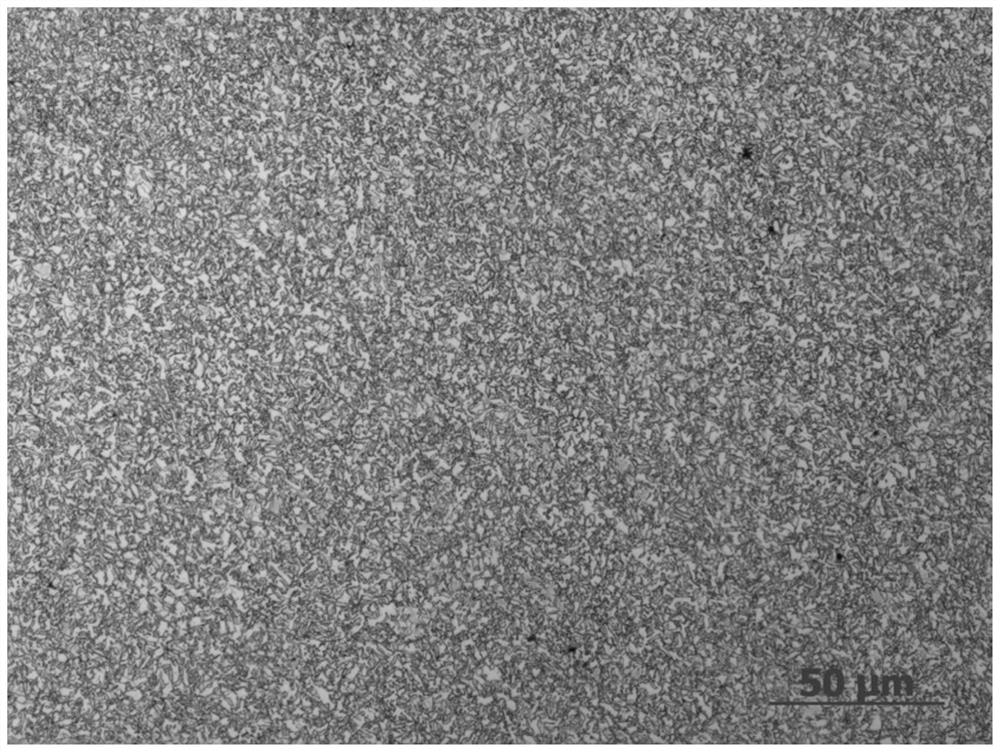 Controlled rolling and controlled cooling method for reducing martensite in microstructure of high-alloy steel hot-rolled wire rod