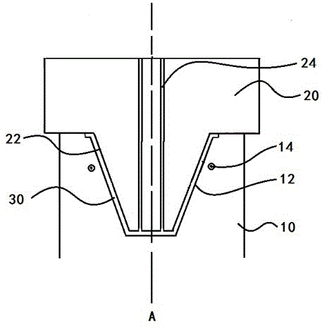 Mould for plastic container