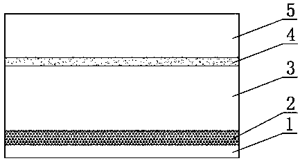 Compound high modulus asphalt concrete bridge deck structure and arrangement method