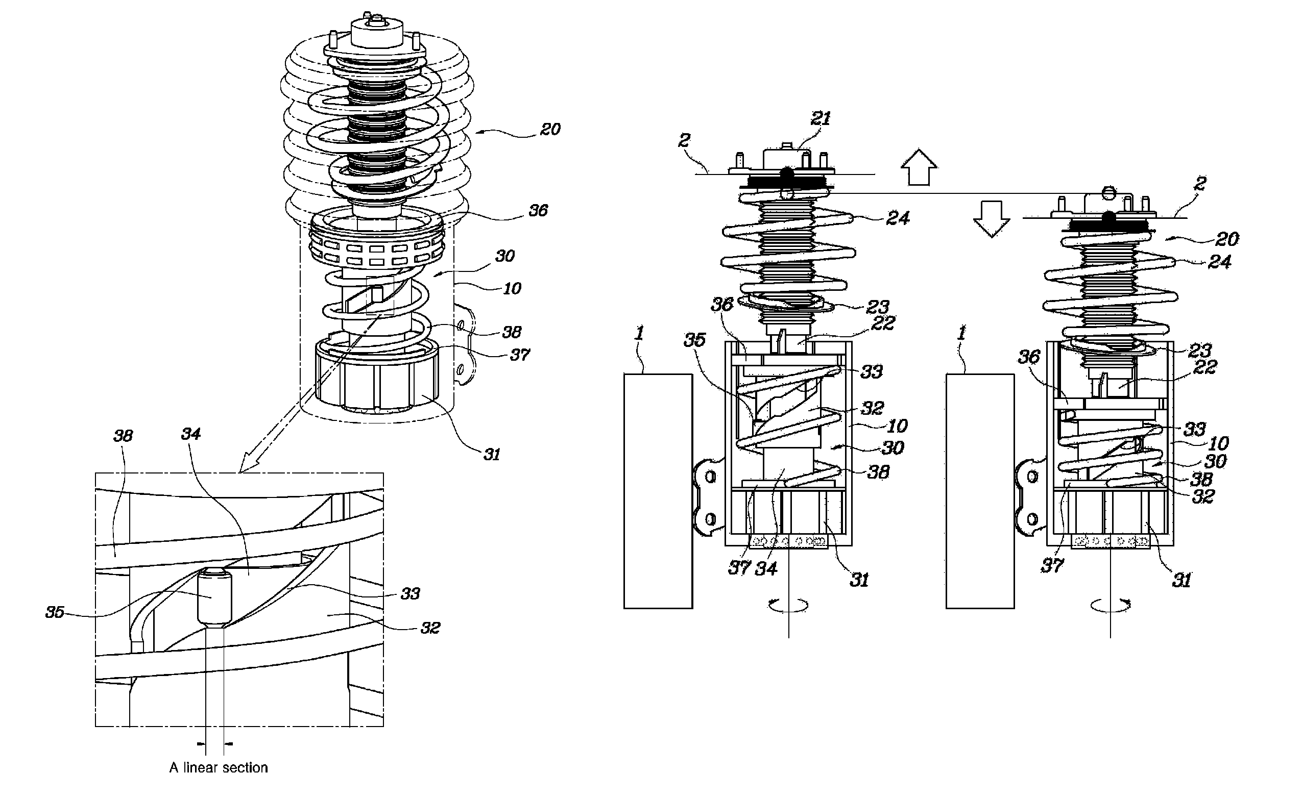 Electronic control suspension system for vehicles