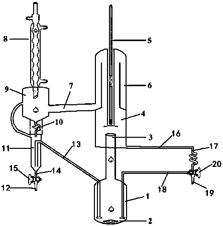 Dynamic vapor-liquid balance measuring device