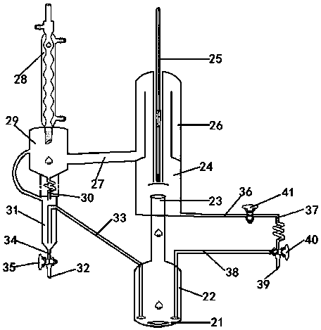 Dynamic vapor-liquid balance measuring device