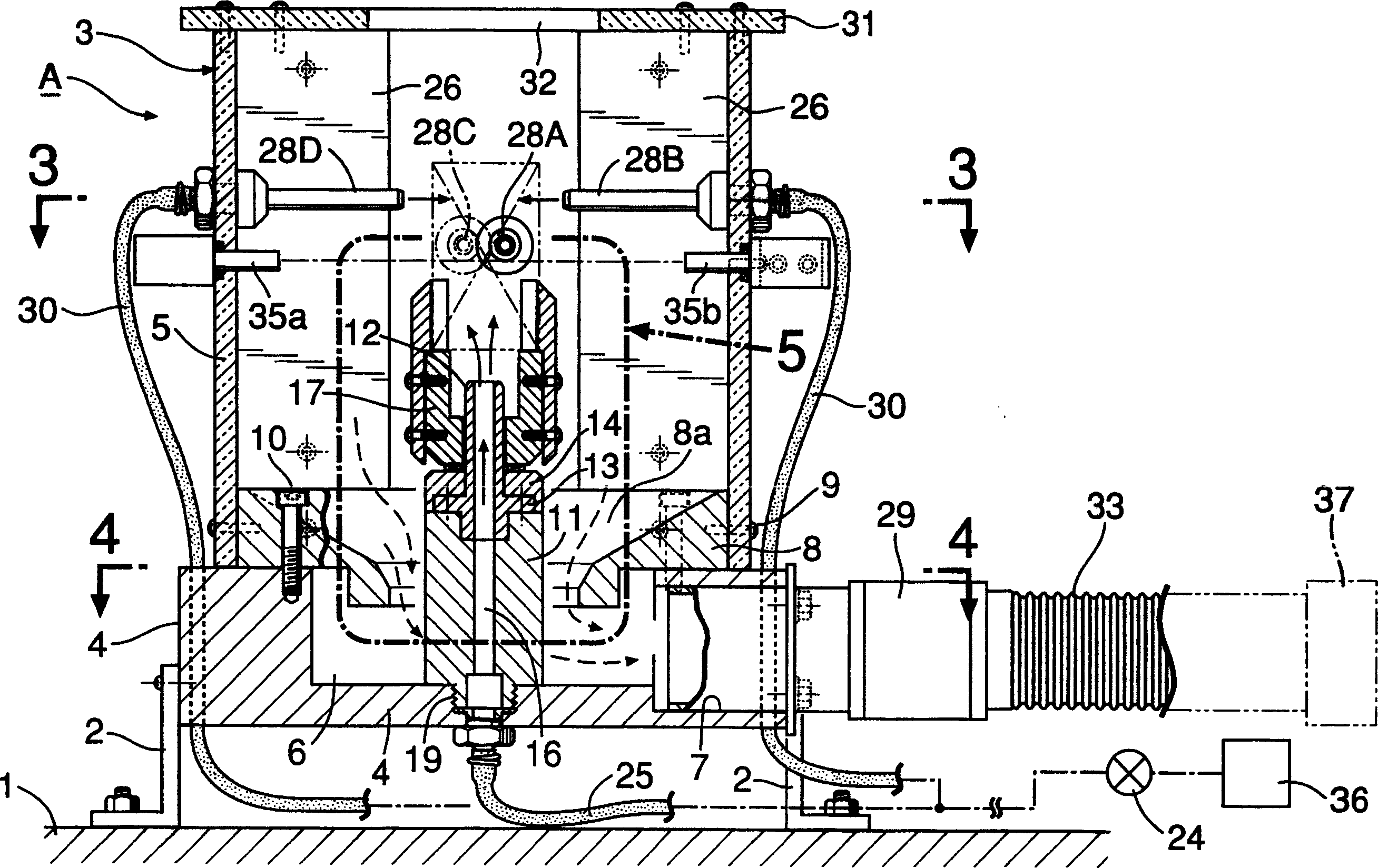 Air blowing cleaning apparatus