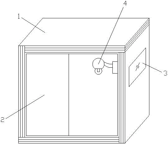 Observation box for indoor behavior of insects and application thereof