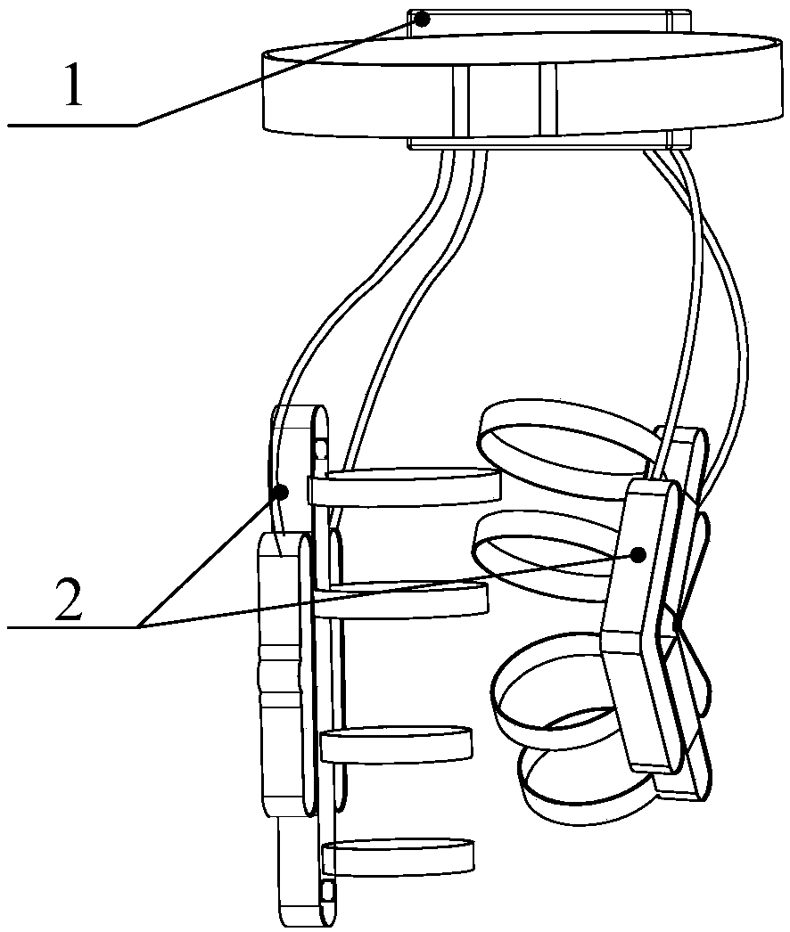 Flexible walking-aid exoskeleton