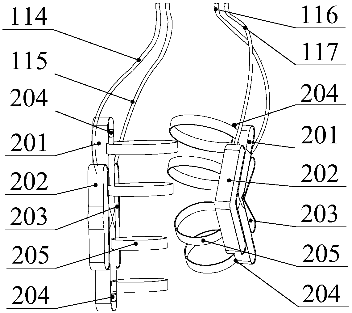 Flexible walking-aid exoskeleton