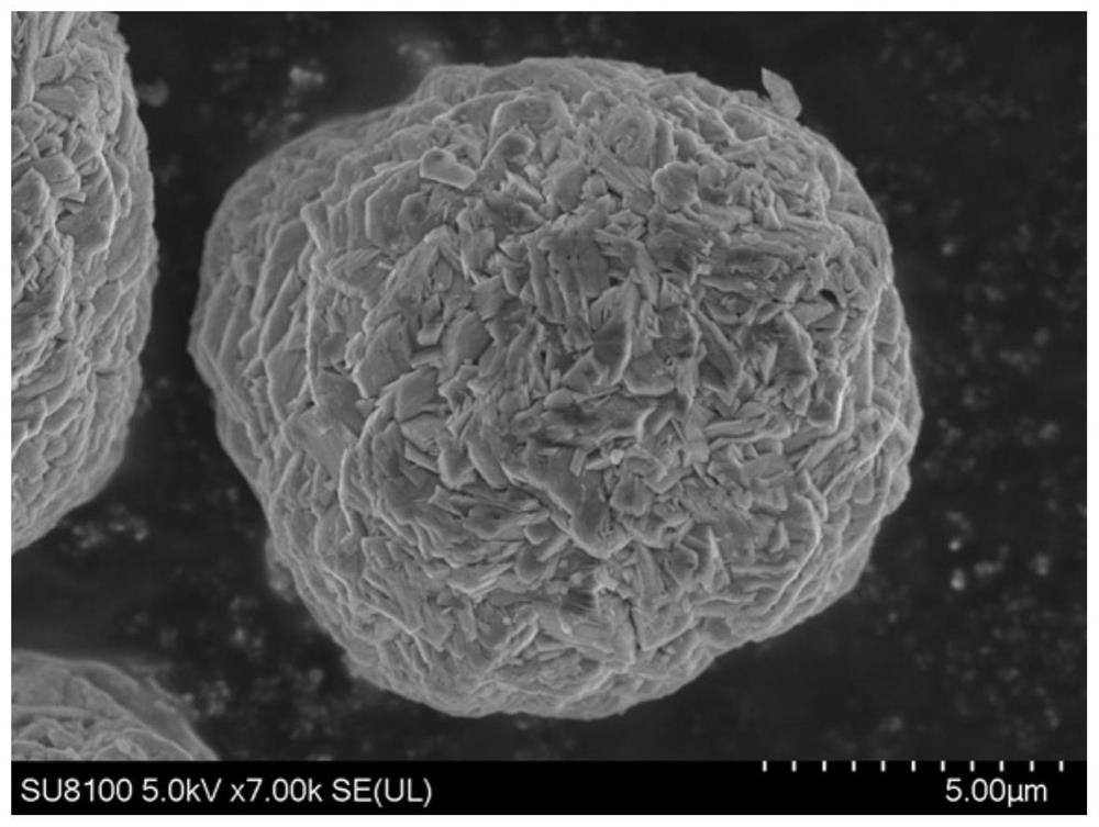 A kind of lithium battery cathode material precursor with mesoscopic structure and preparation method thereof