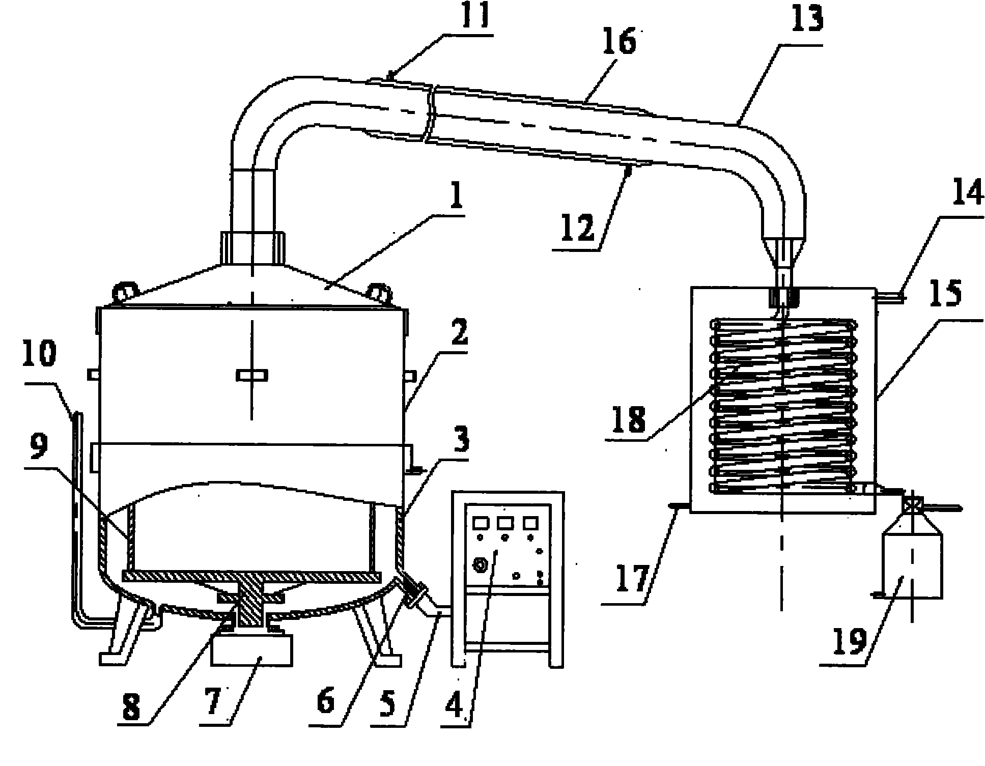 Linalool crude oil extraction device