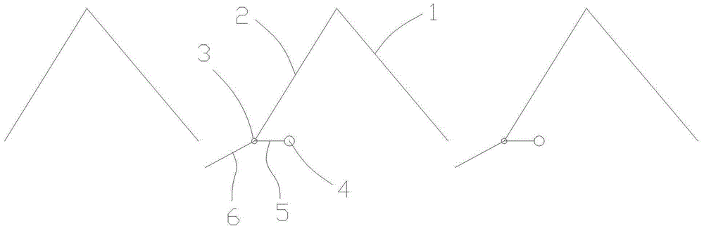 Support structure of sunlight greenhouse utilizing solar gas flow to generate electricity