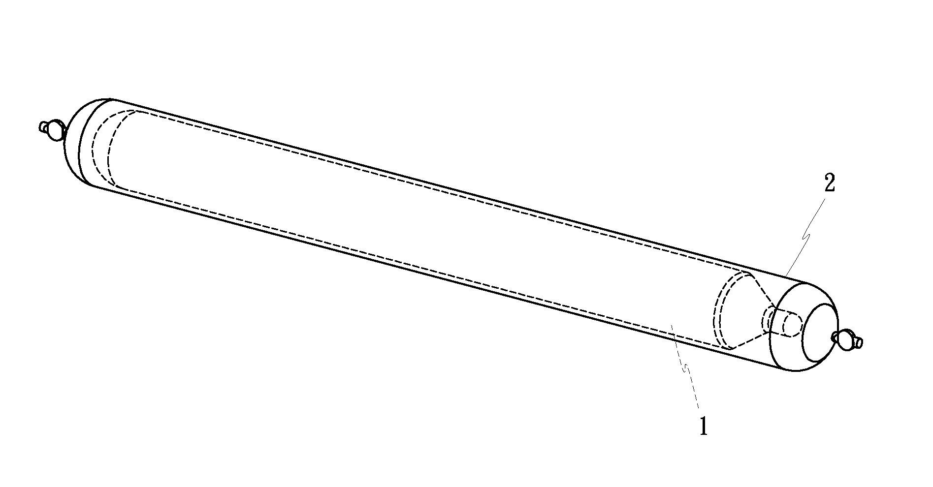 Aluminum pipe and heat pipe package and its packaging method