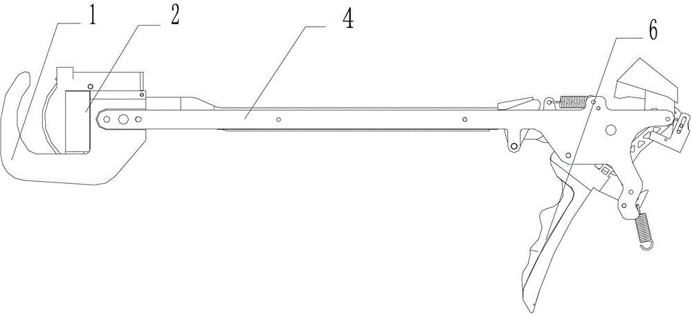 Arc-shaped cutting stitching instrument