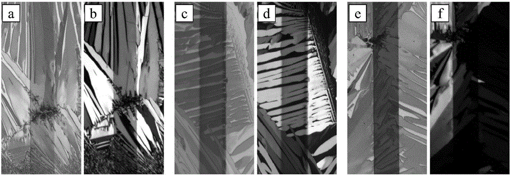 Asymmetric-structure-based organic semiconductor thin film oriented-preparation method and characterization method