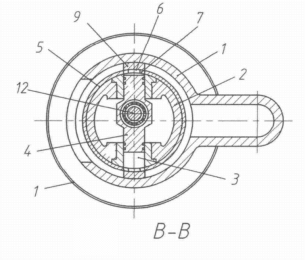 Rotor type immersible pump with eccentric shaft directly connected with motor