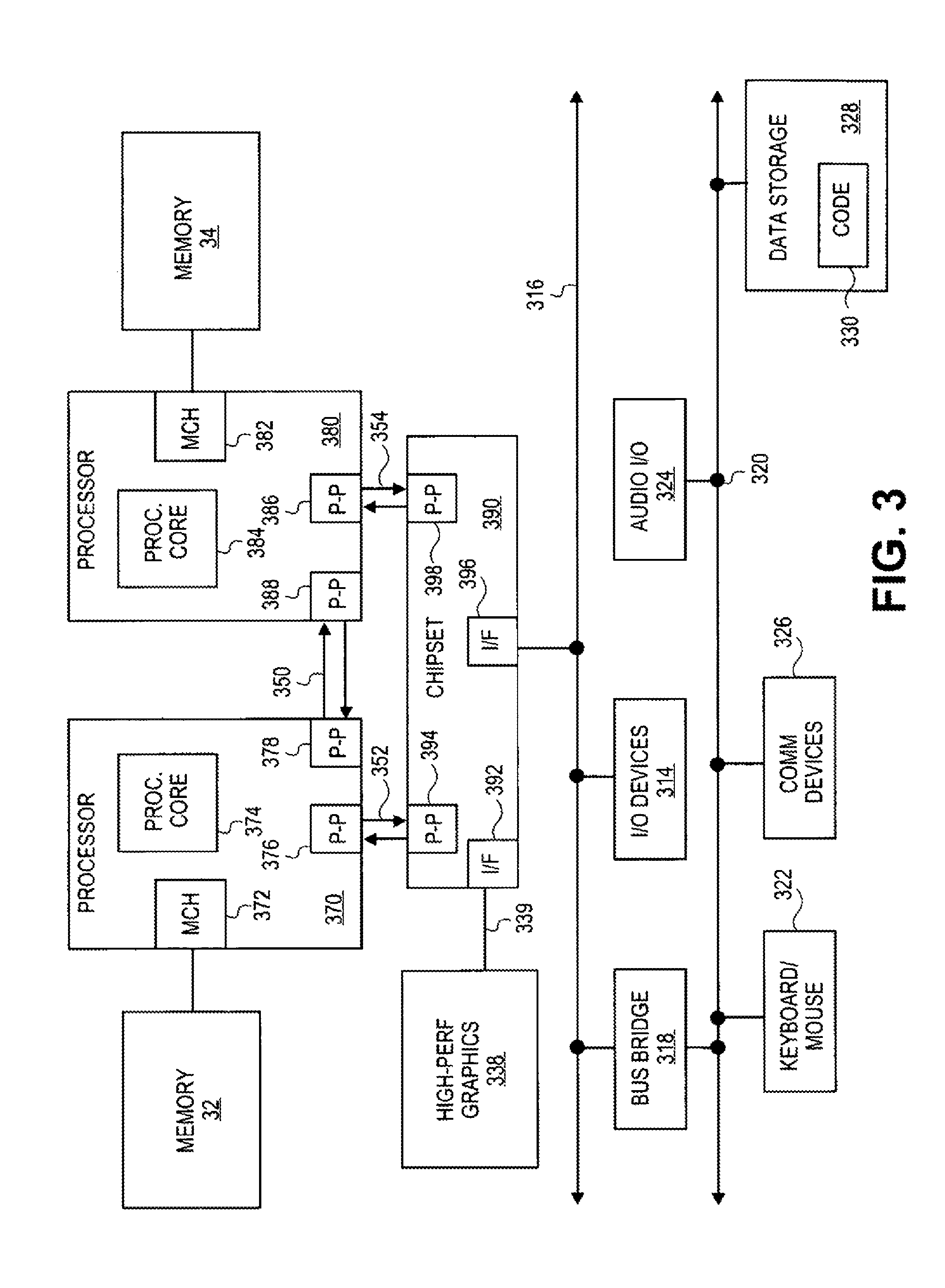 Technique for communicating interrupts in a computer system