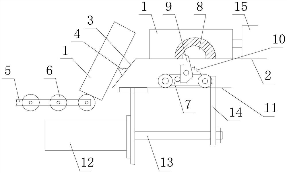 Air cylinder cover turnover device