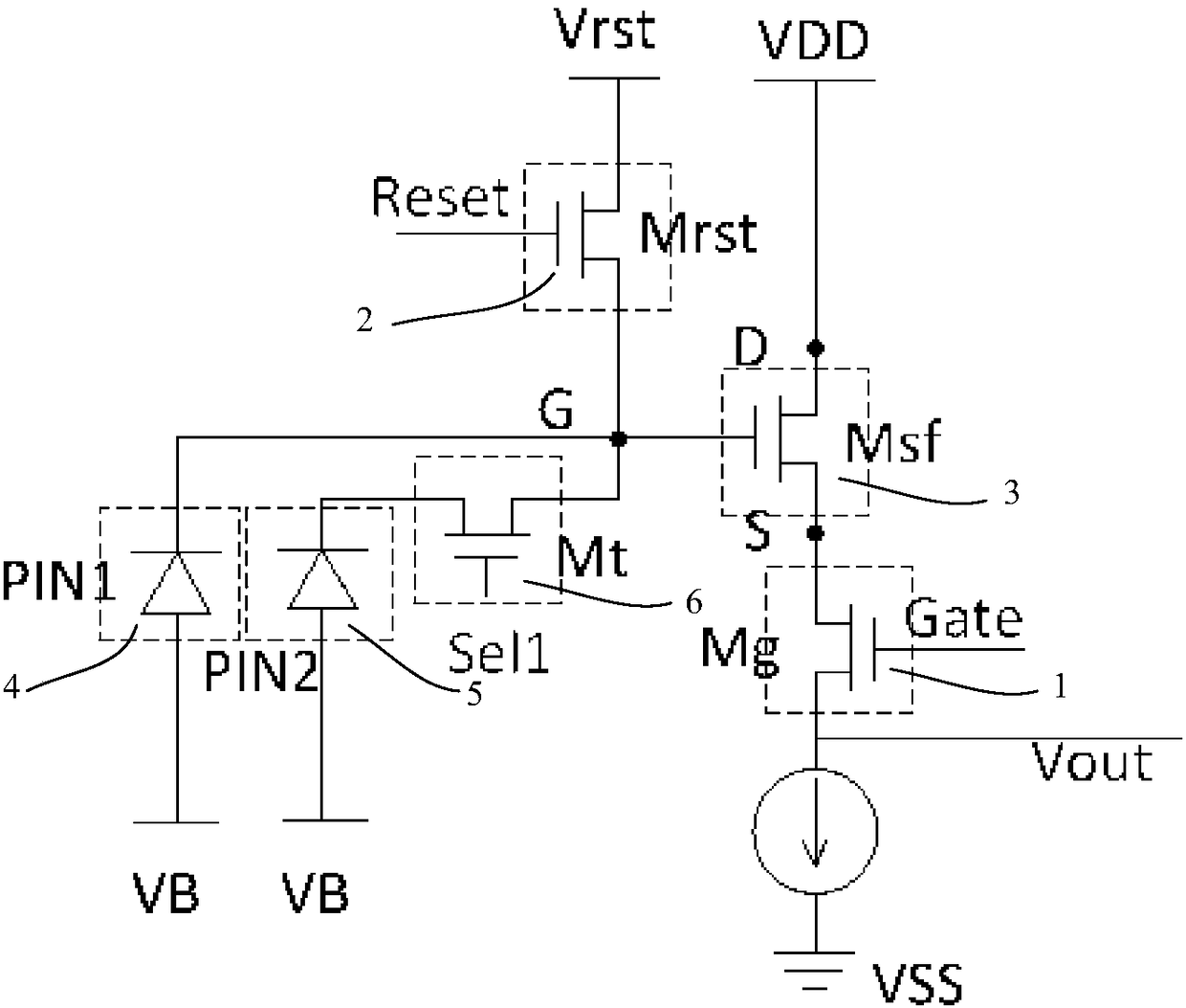 Fingerprint identification detection circuit and touch control panel