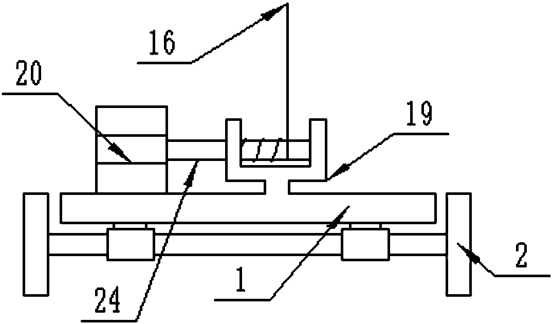 Low-storey material transporting device for construction