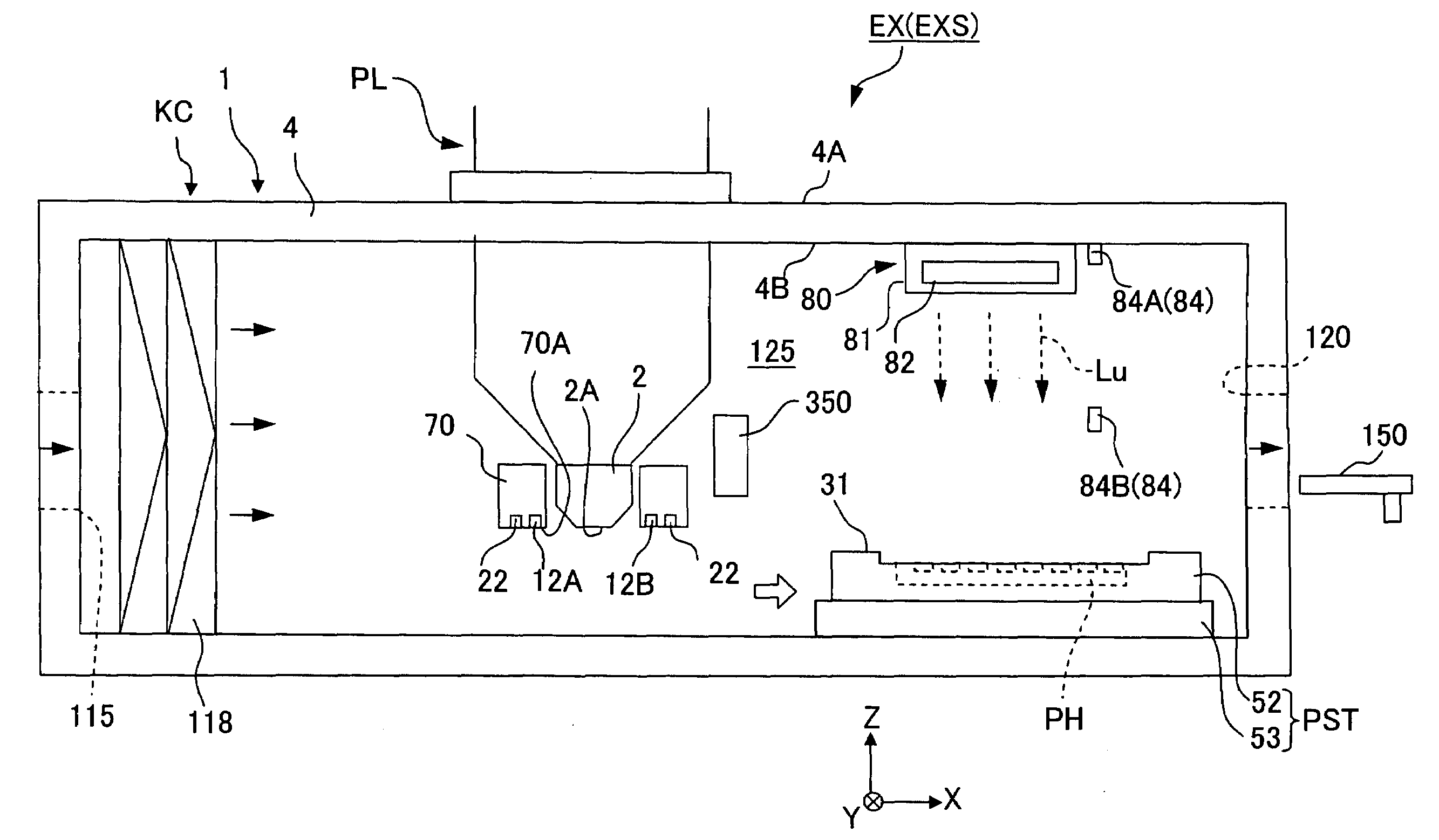 Exposure apparatus, method for cleaning member thereof , maintenance method for exposure apparatus, maintenance device, and method for producing device