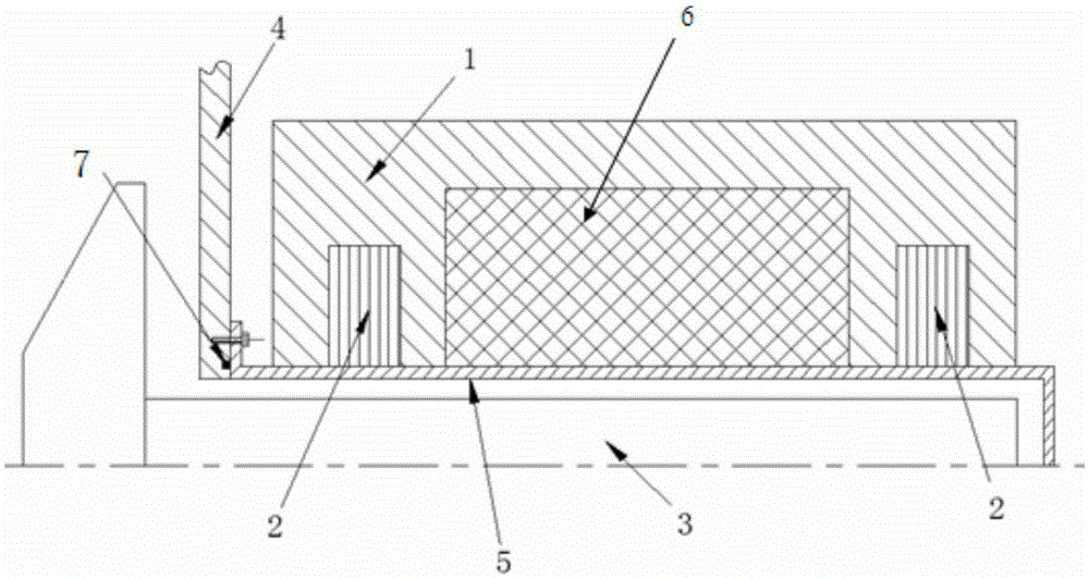 Magnetic suspension bearing isolation rotor structure