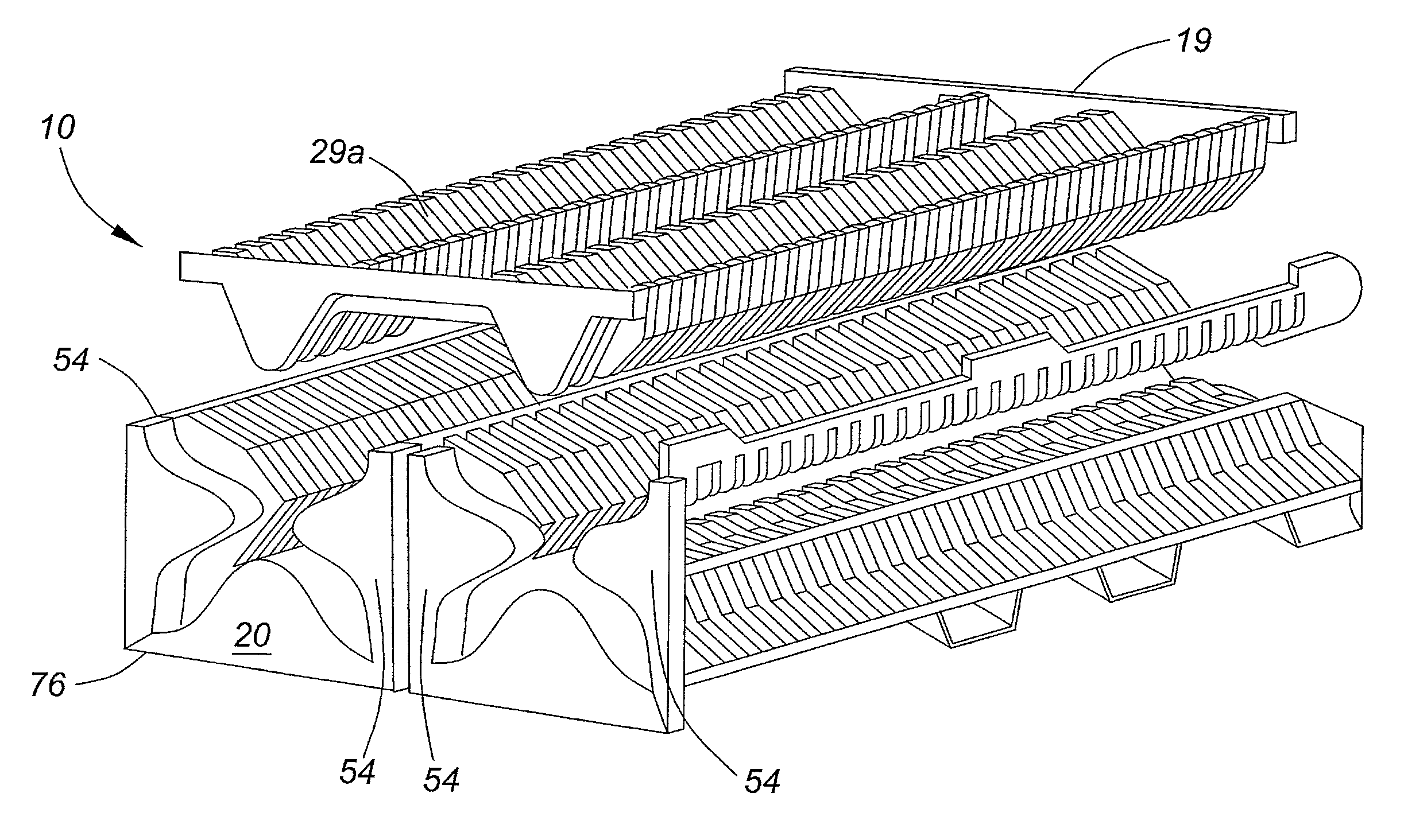 Light weight product cushioning device