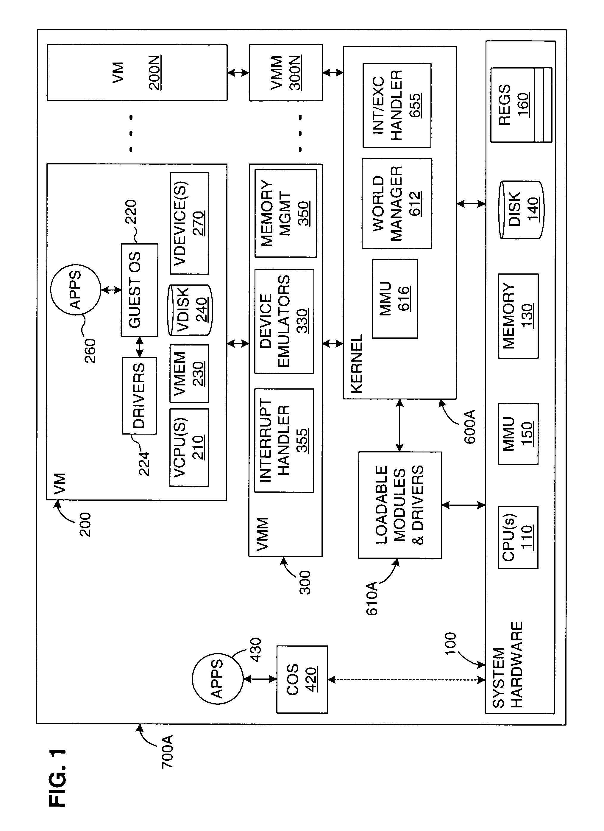 Storage multipath management in a virtual computer system