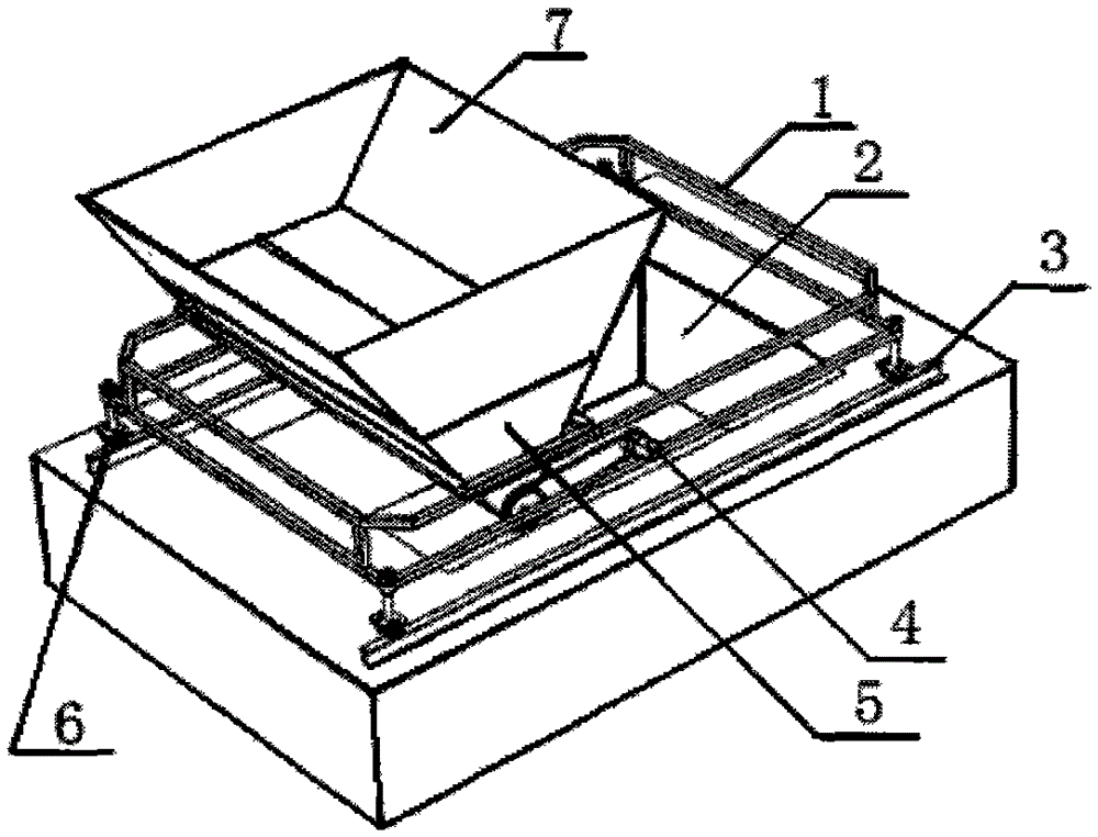 A device for uniform distribution of loose materials