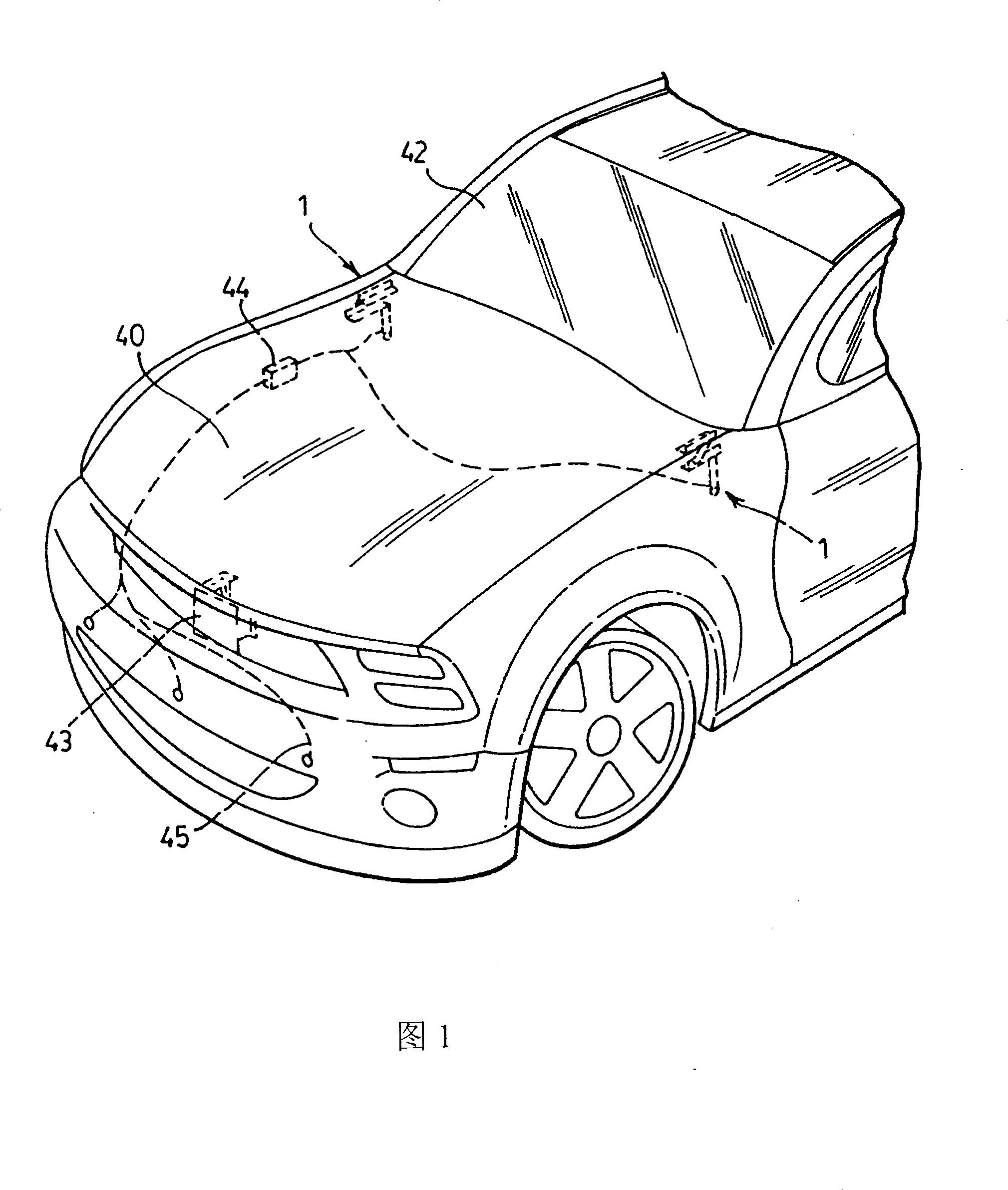 Pedestrian protection automotive hood hinge assembly