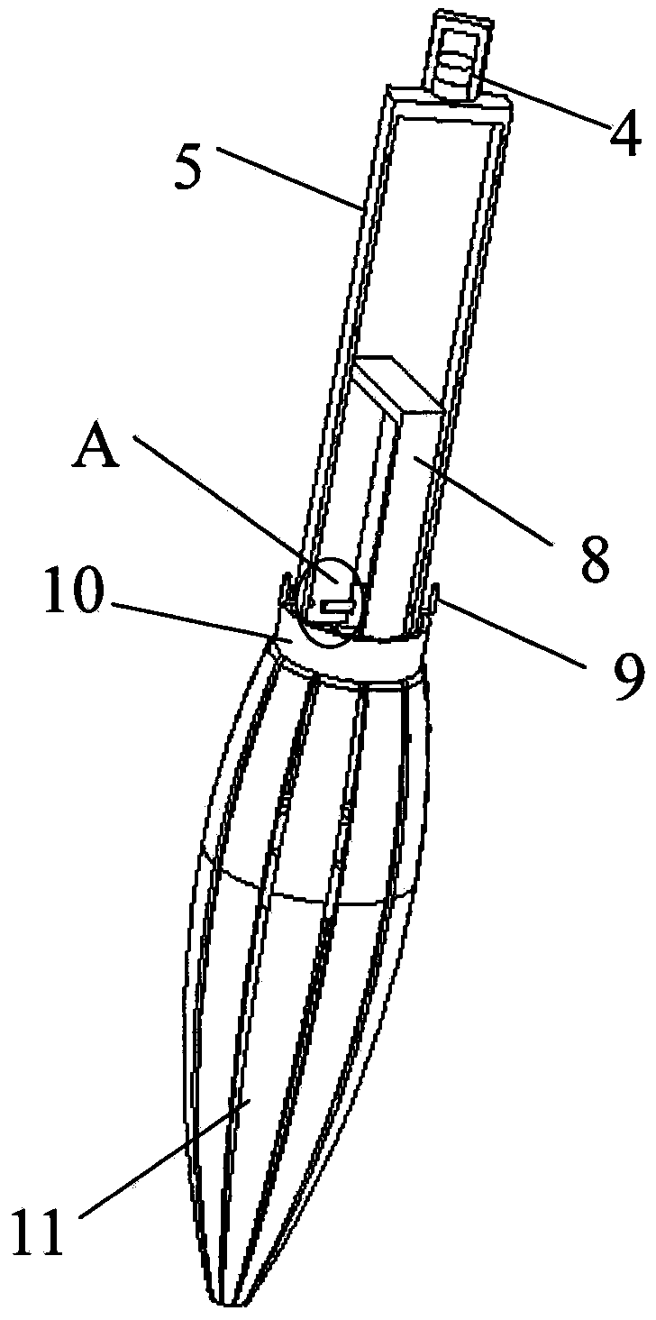 Spindly non-pneumoperitoneum device for single-port laparoscopy