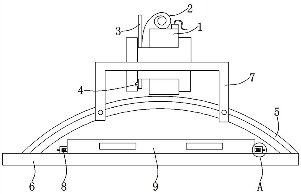 Generator motor collector ring carbon brush polishing device