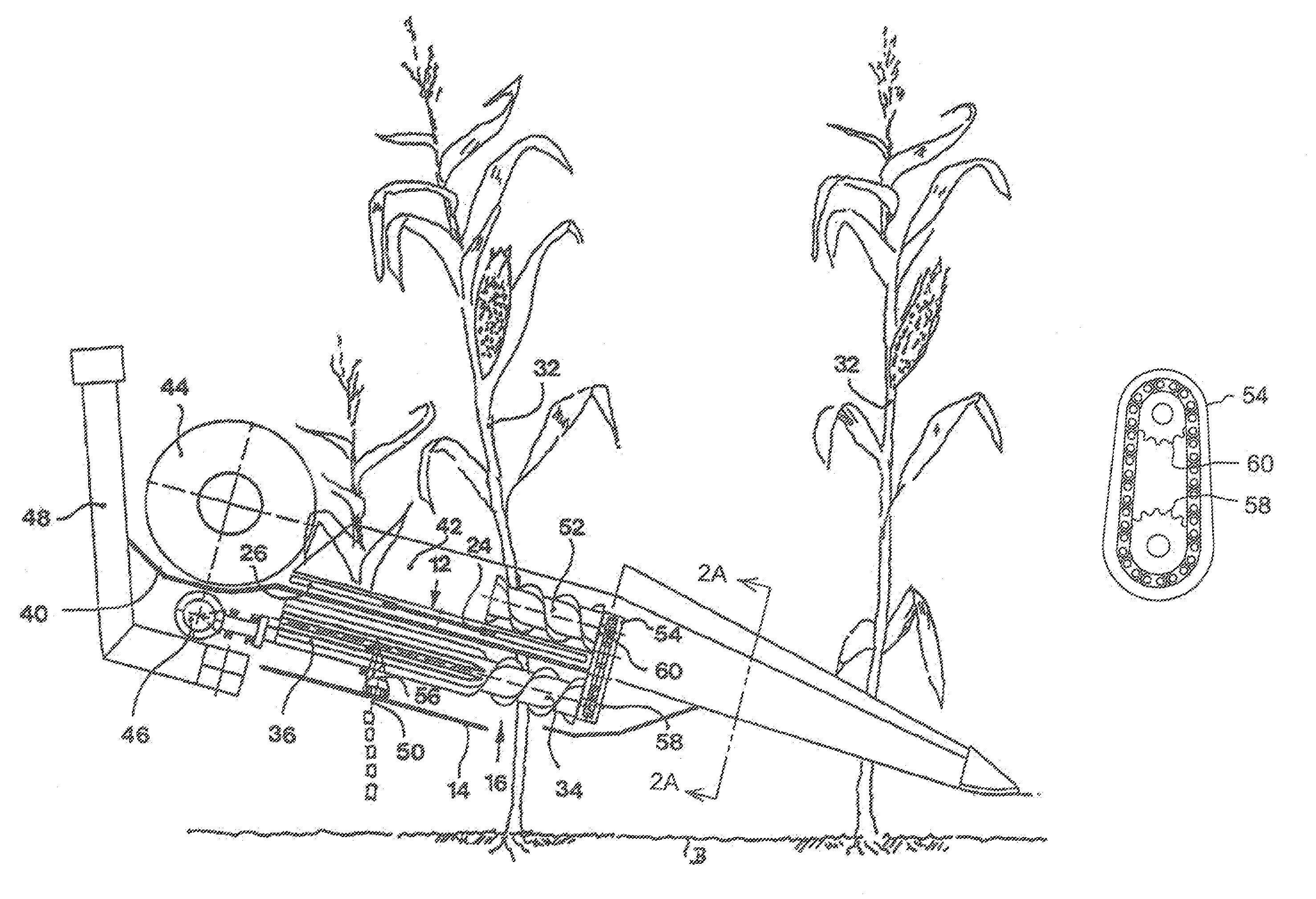 Gathering and picking device