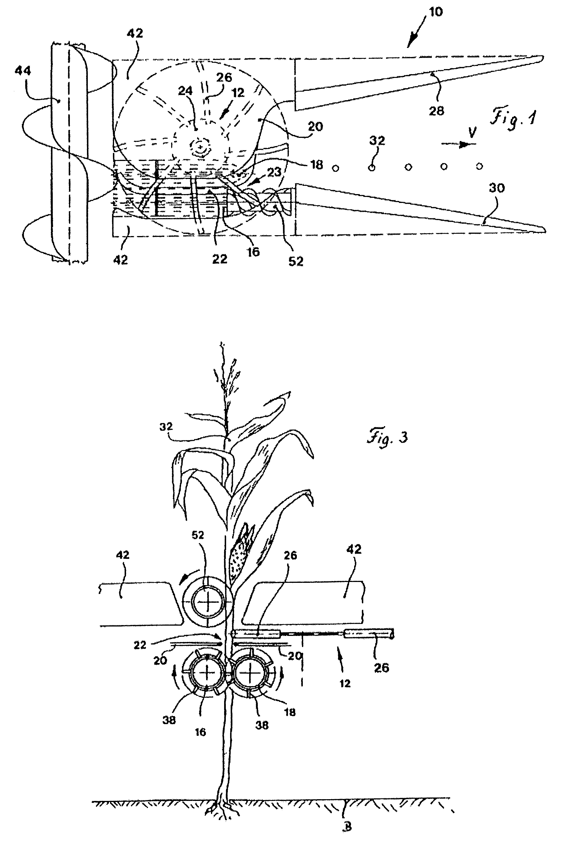 Gathering and picking device