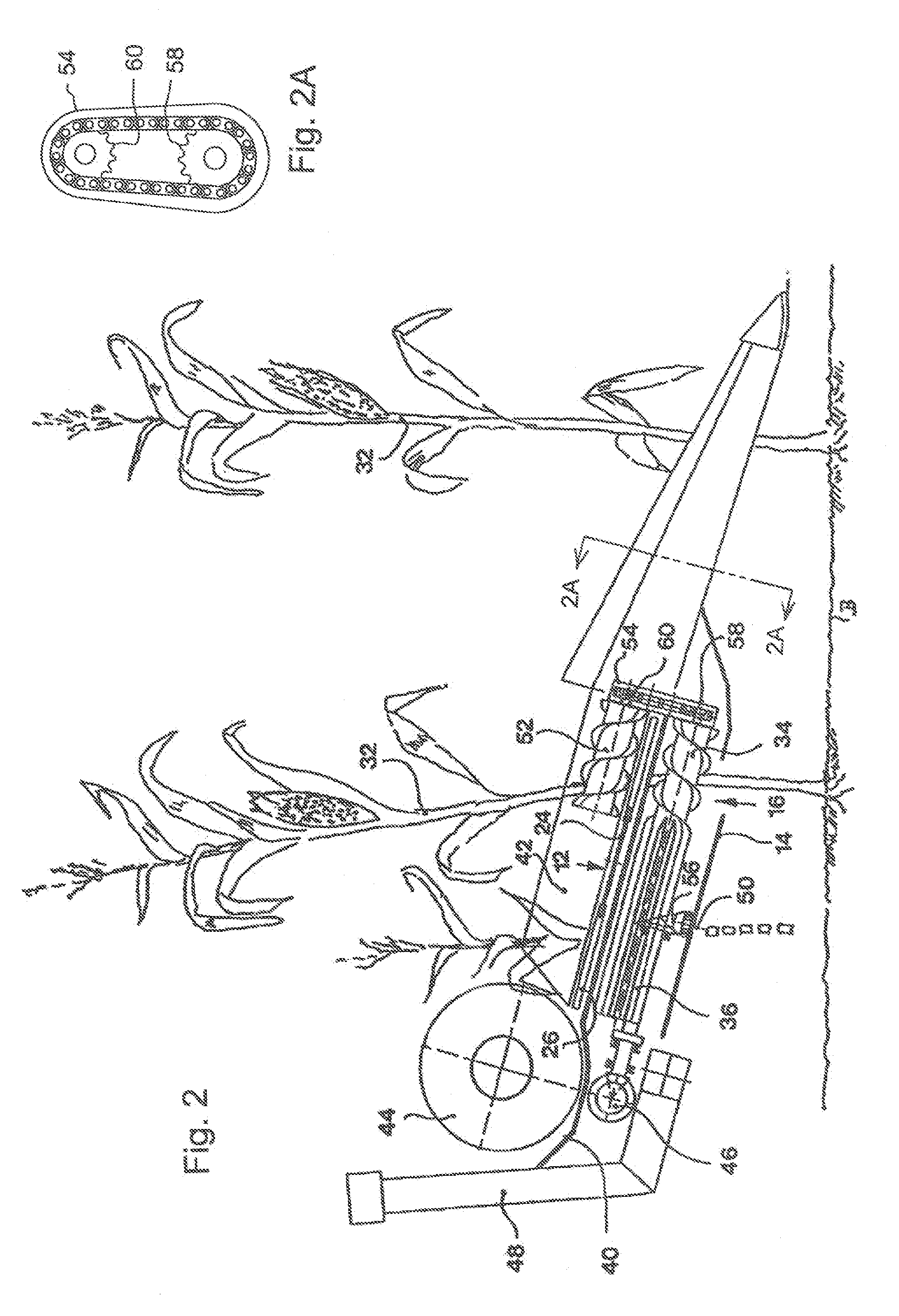 Gathering and picking device