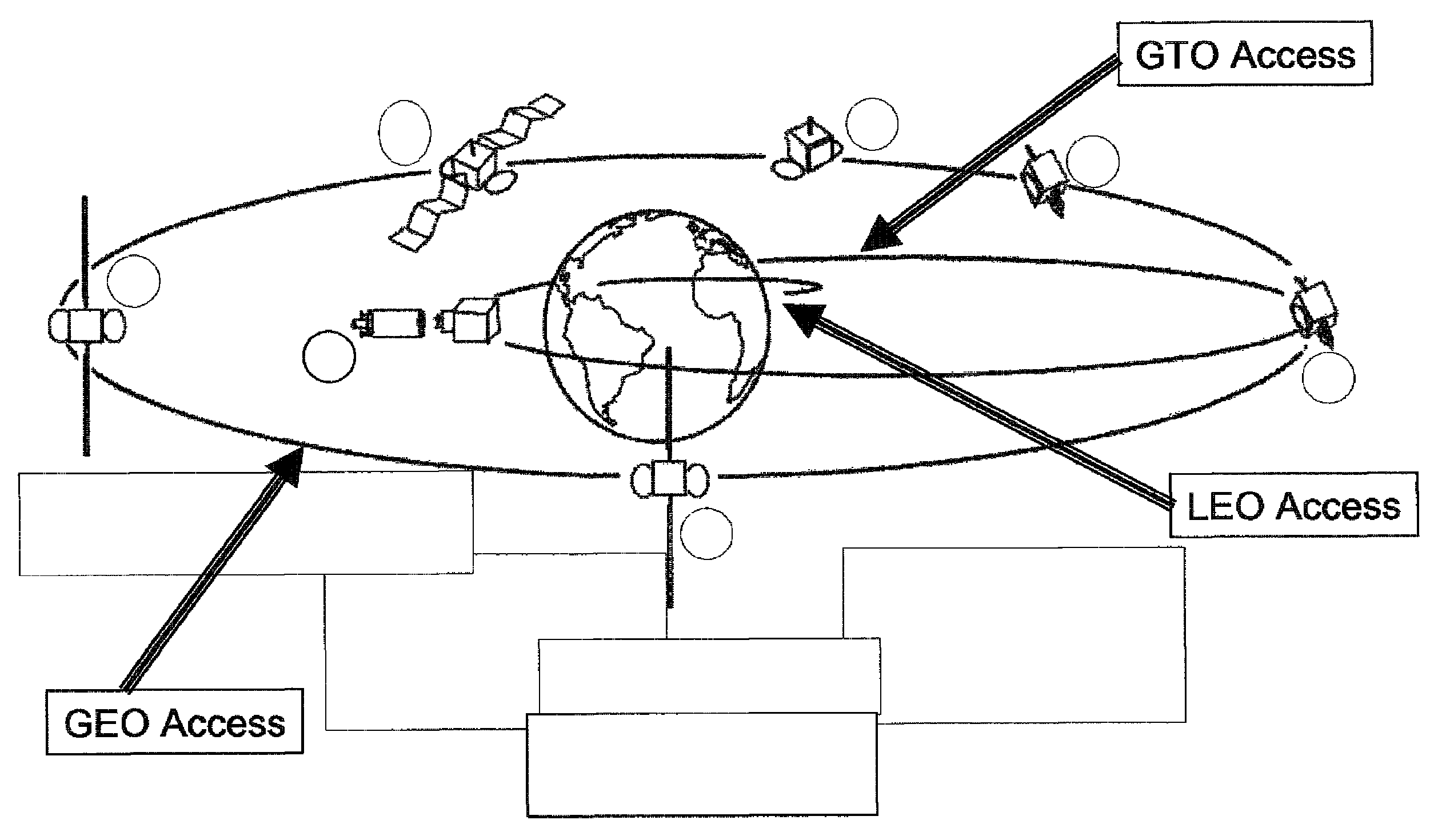 Piggyback satellite payload arrangement, a device for and method of attaching a piggyback satellite payload and adapter to be used for a piggyback satellite payload arrangement for launching the piggyback satellite