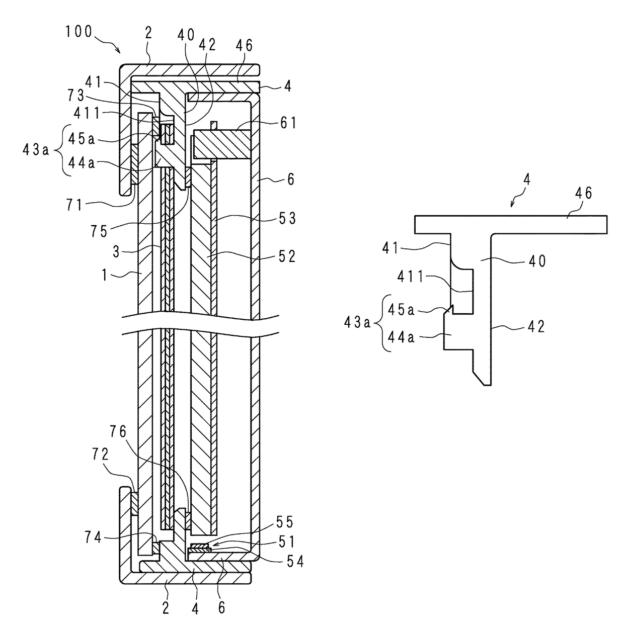 Optical sheet holding structure and display apparatus