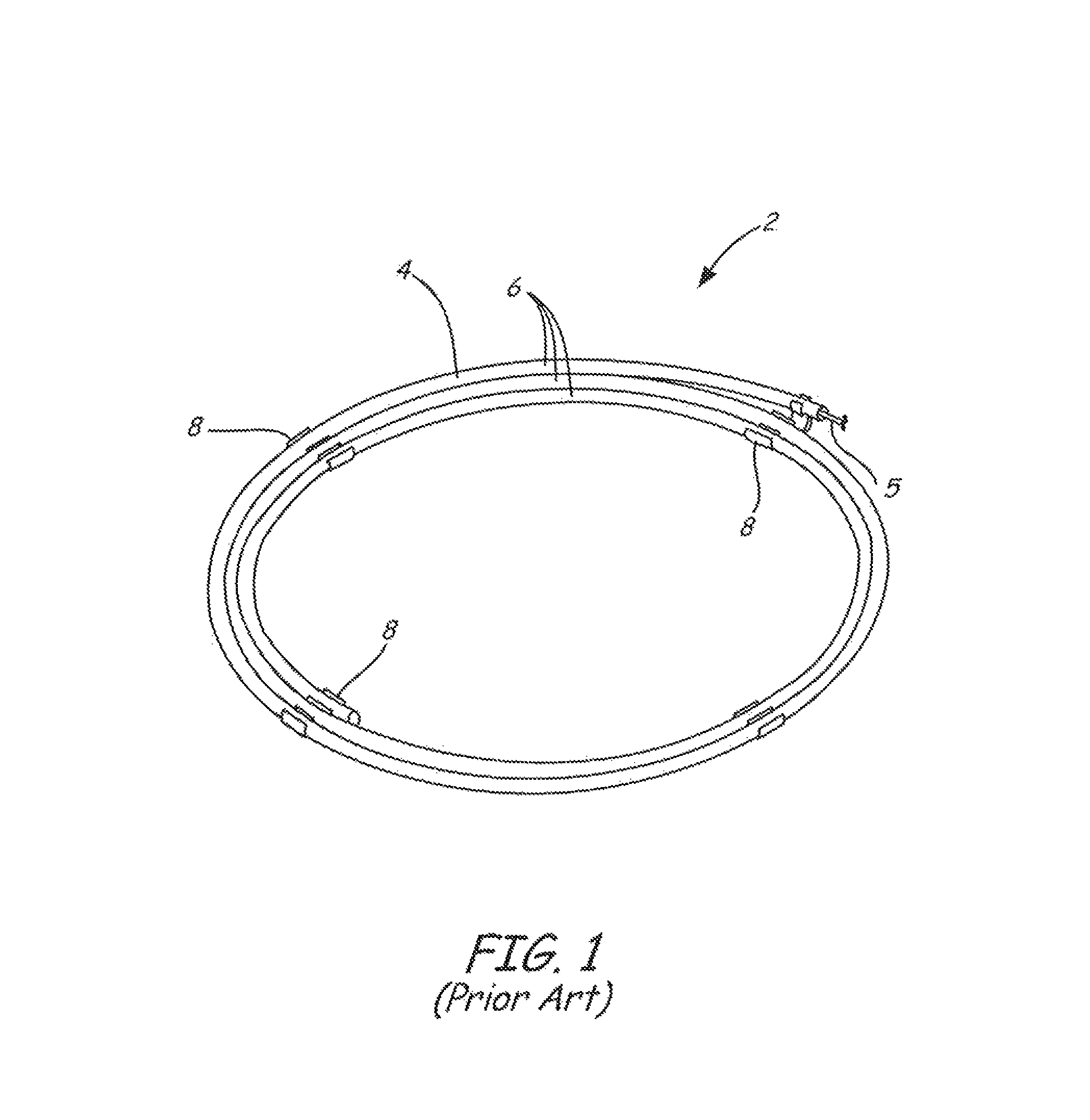 Asymmetrical locking tube