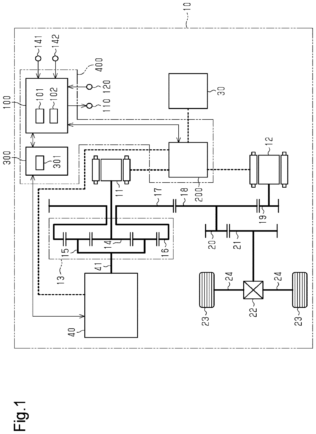 Controller and control method for vehicle, and memory medium