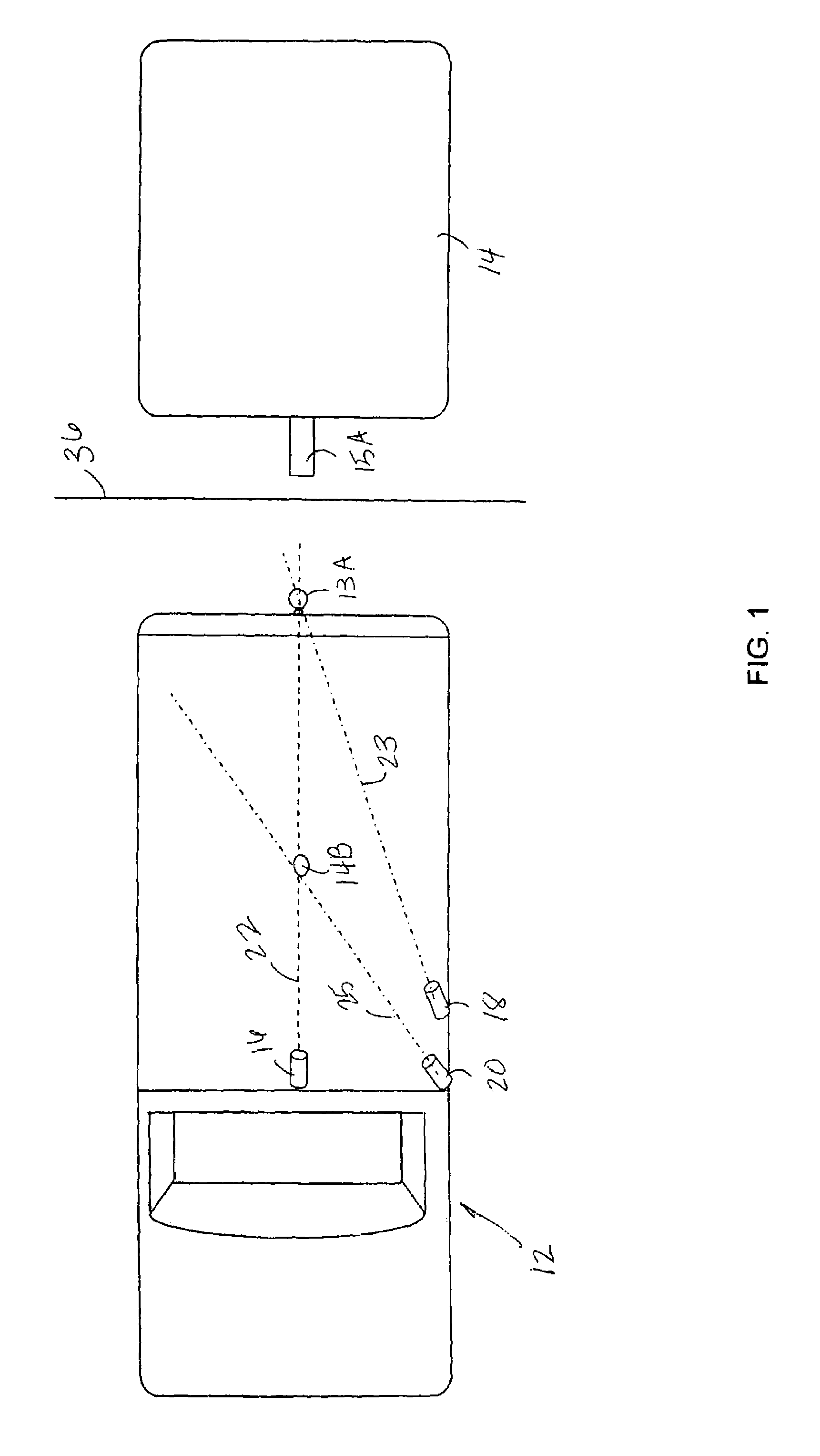 Laser guided trailer alignment system