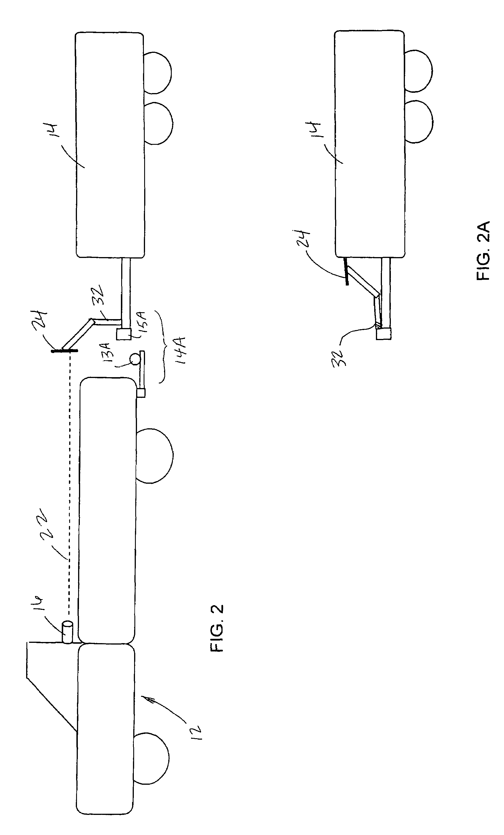 Laser guided trailer alignment system