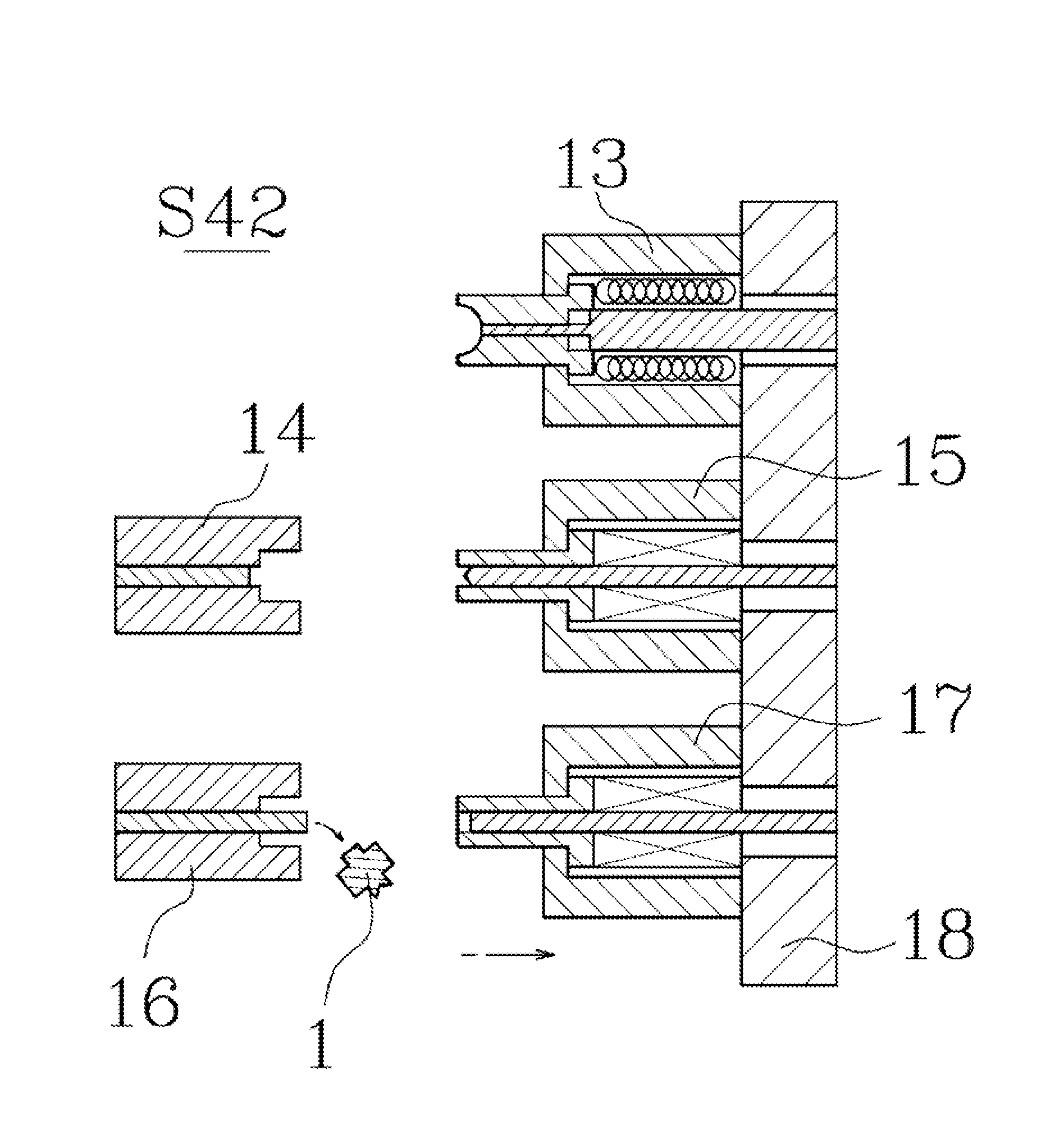 Method for manufacturing a battery terminal plate