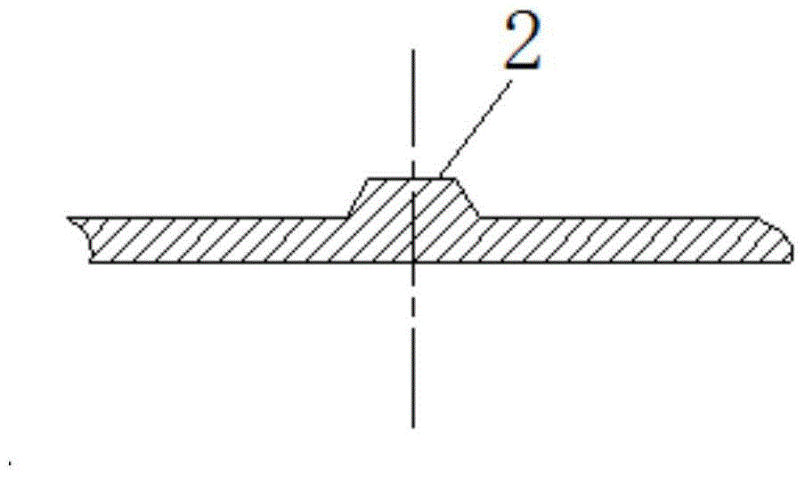 Machining method and structure of composite material wing cover