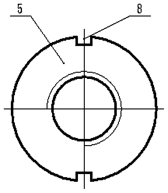 Simple double-nut structure and anti-loosening method