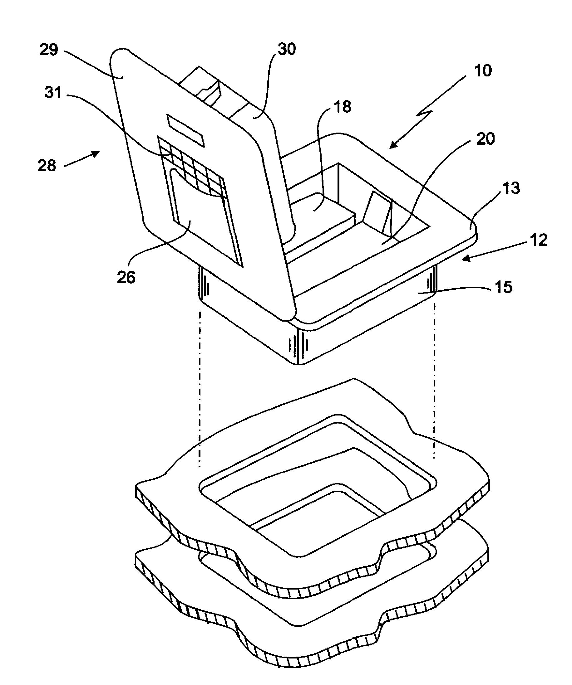 Tamper evident feature for package fastening clips