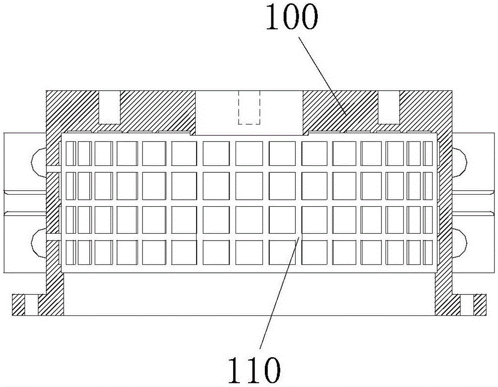 Volute structure provided with composite lining